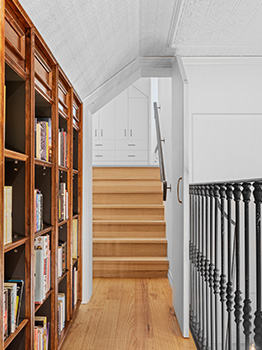 Interior – Library and hidden space